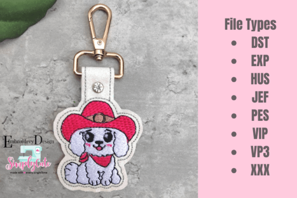 Dog ITH Snap Tab Embroidery Review