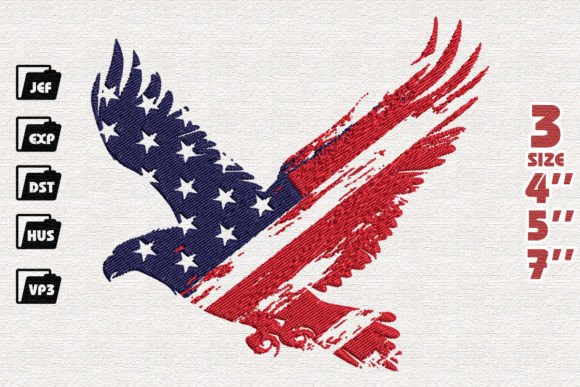 Flag Usa Eagle Embroidery Review