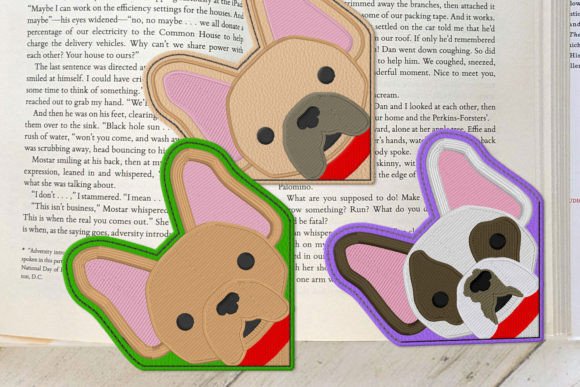 French Bulldog Face Corner Bookmark ITH Review