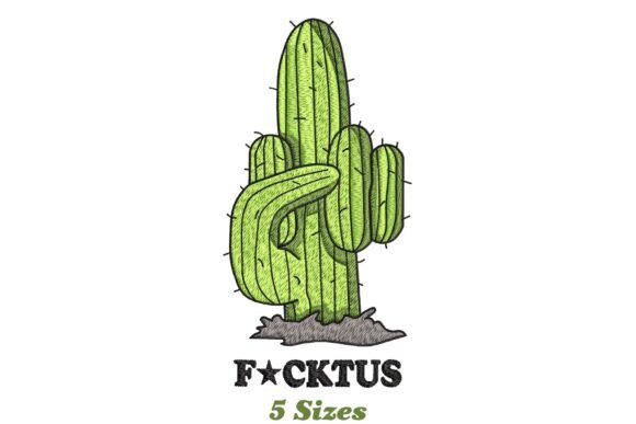 Funny Cactus Middle Embroidery Review