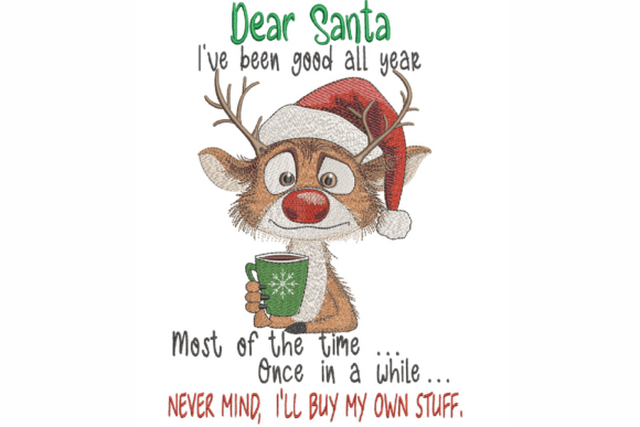 Funny Reindeer Embroidery Review