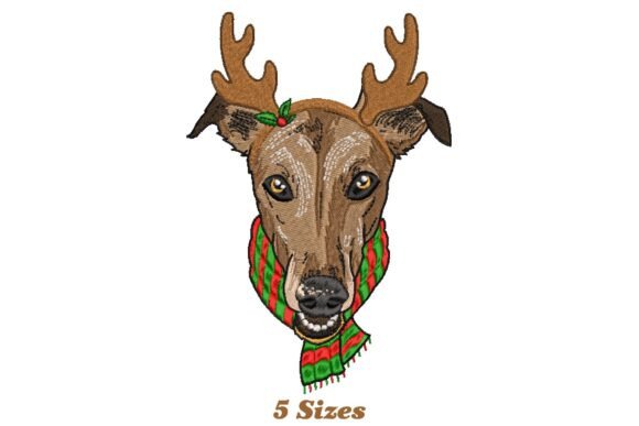 Greyhound Dog Christmas Embroidery Review