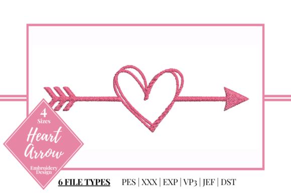 Heart Arrow Embroidery Design Review for Seasonal Use