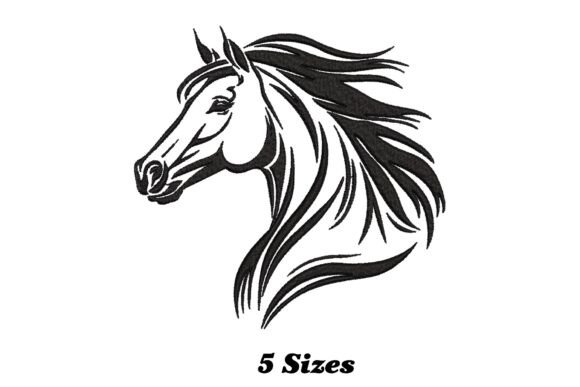 Horse Head Silhouette Embroidery Review