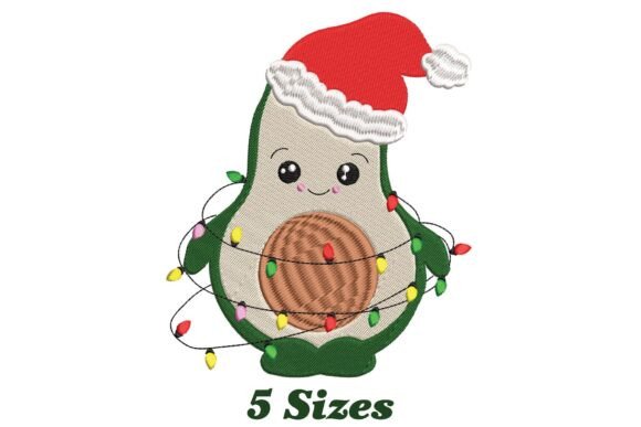 Lighting Avocado Christmas Embroidery Review