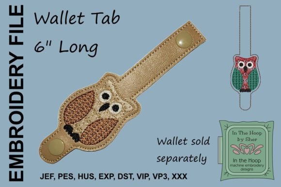 Owl Wallet Tab Embroidery Review
