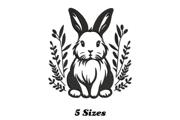 Review of Lovely Rabbit Silhouette Embroidery Design