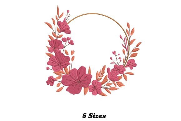 Round Floral Frame Embroidery Review