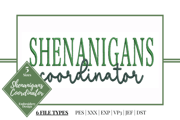 Shenanigans Coordinator Script Embroidery Review
