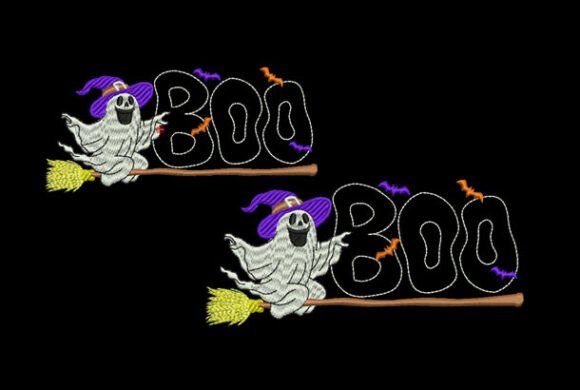 Witch Ghost, Boo Embroidery Review